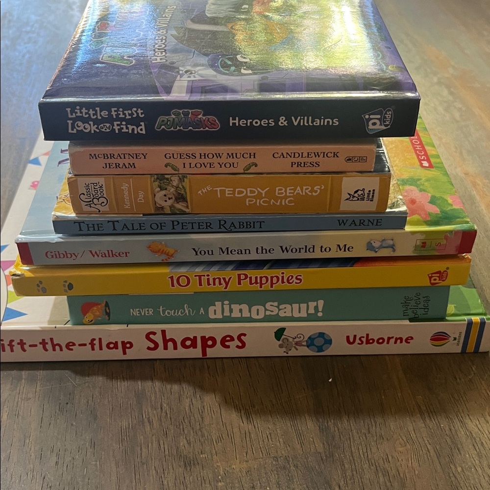 CHILDREN’S BOARD BOOKS SET OF 8 new kids books learning #12 - Picture 7 of 8